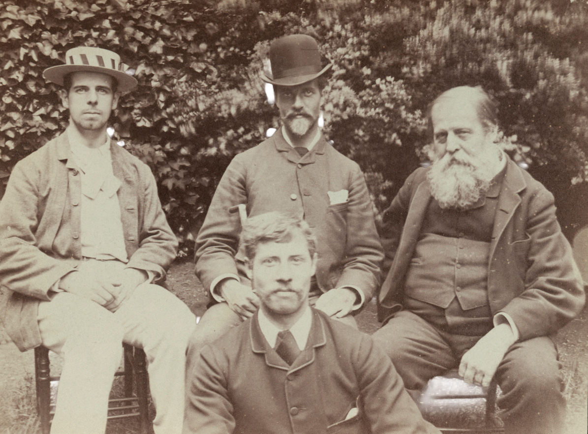 Members of the Dalziel family, 1880s. (National Portrait Gallery)