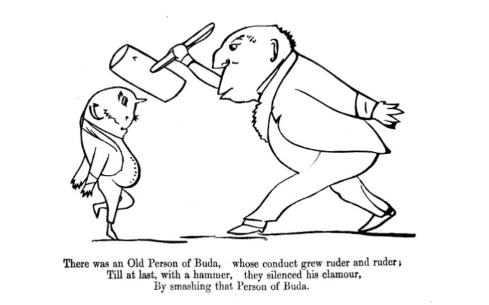 A Brothers Dalziel engraving for Edward Lear's Book of Nonsense (1894)